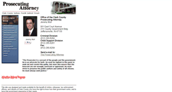 Desktop Screenshot of clarkprosecutor.org